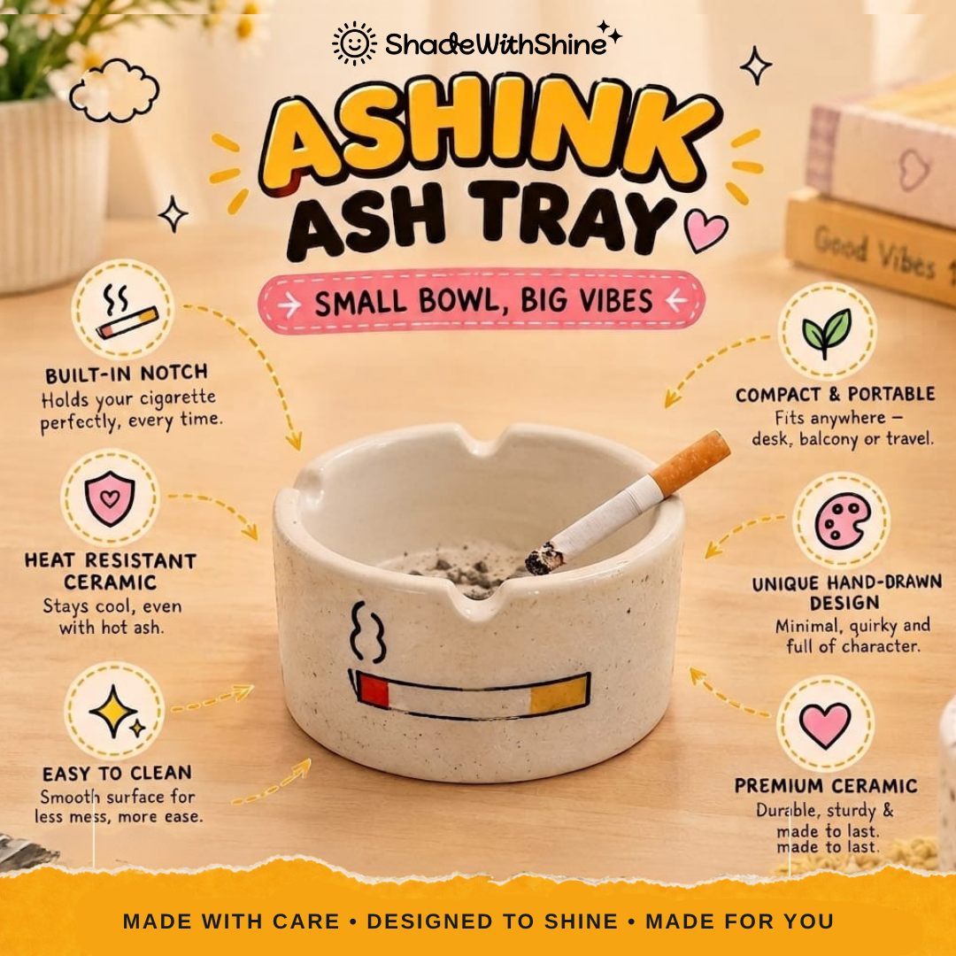 Ash-Ink Cigarette Ashtray