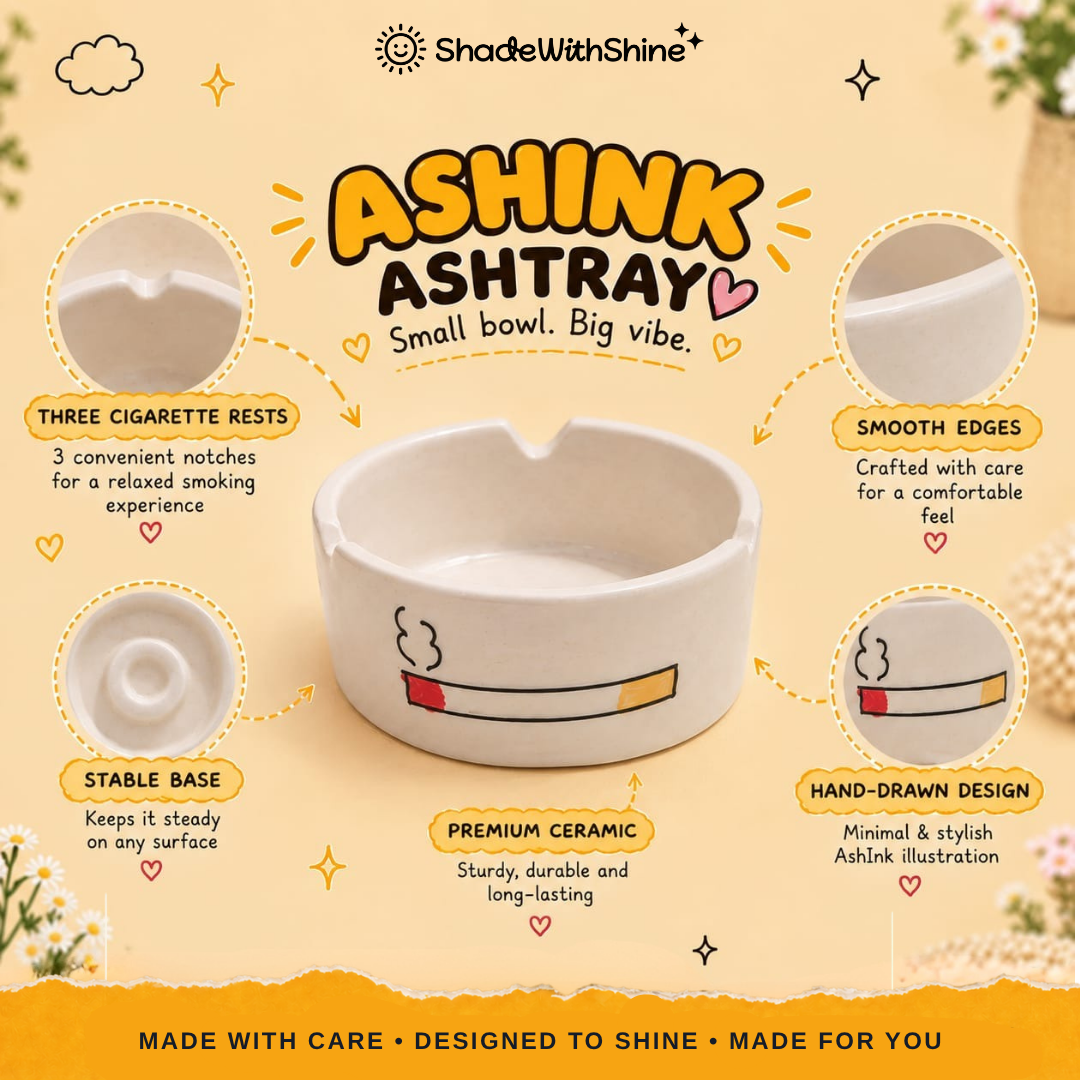 Ash-Ink Cigarette Ashtray