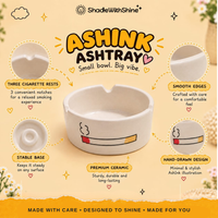 Ash-Ink Cigarette Ashtray