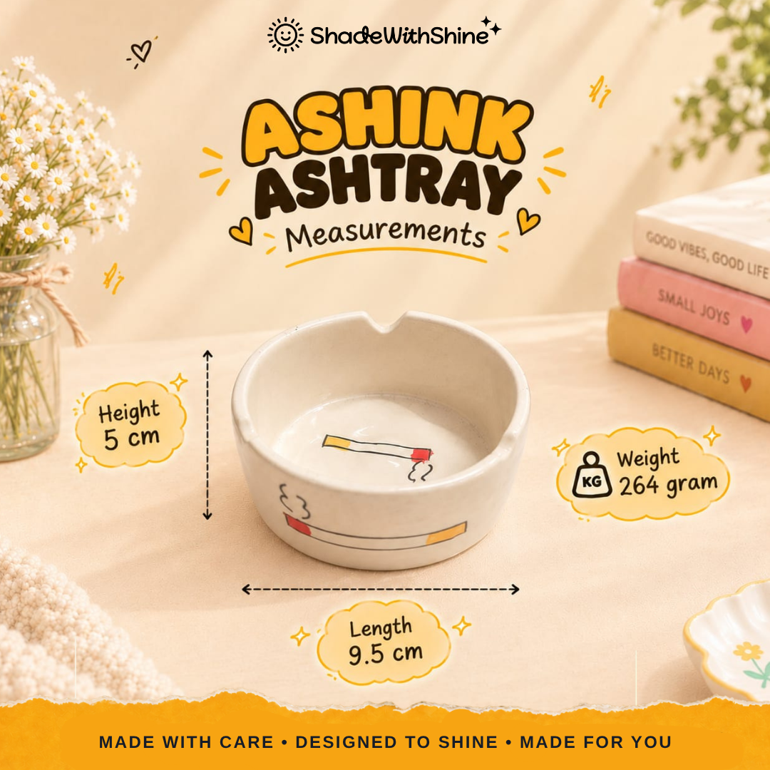 Ash-Ink Cigarette Ashtray