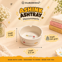 Ash-Ink Cigarette Ashtray