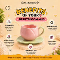 BerryBloom Mug & Saucer