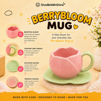 BerryBloom Mug & Saucer
