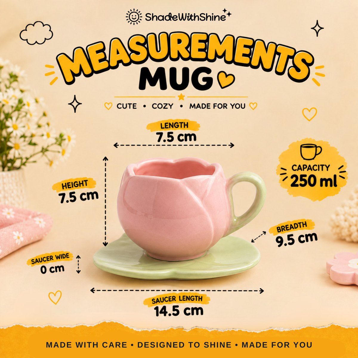 BerryBloom Mug & Saucer