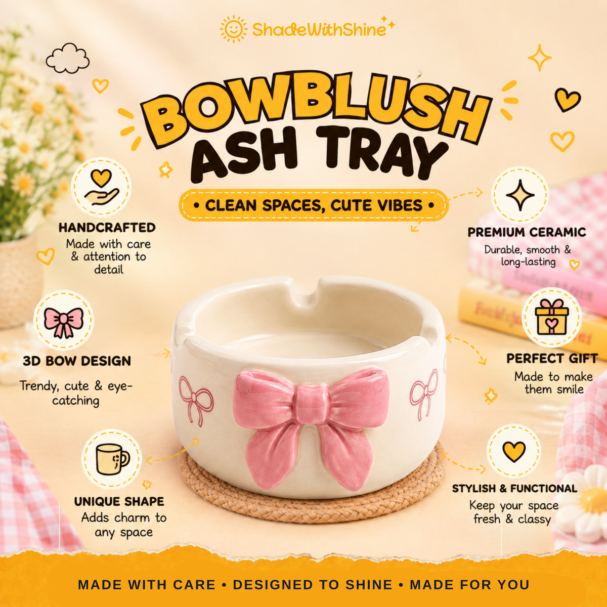 BowBlush Ashtray