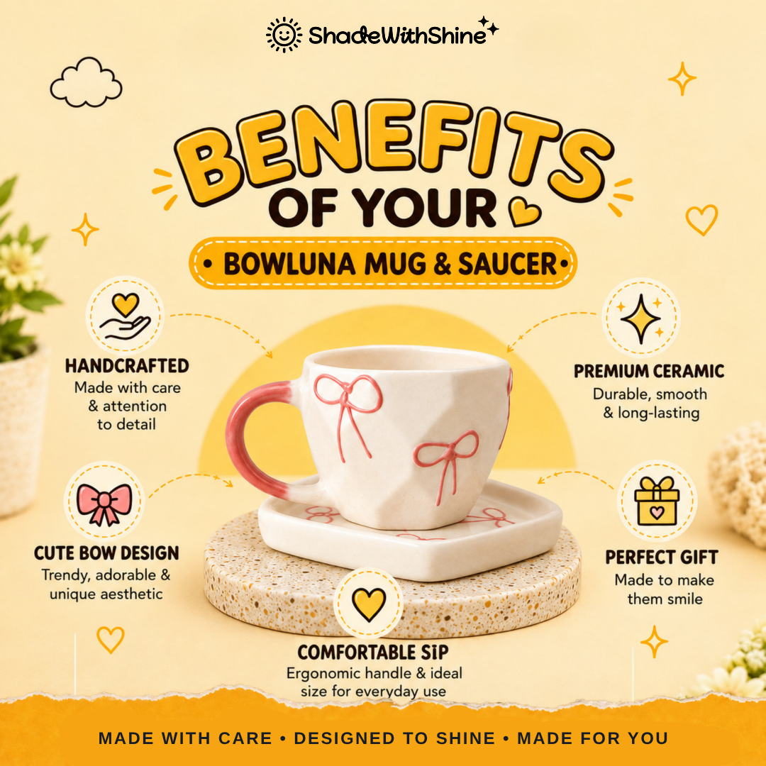 BowLuna Mug & Saucer