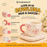 BowLuna Mug & Saucer