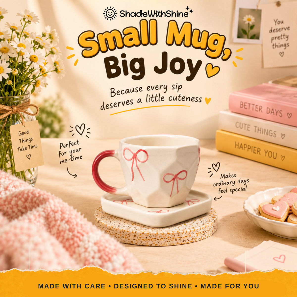 BowLuna Mug & Saucer