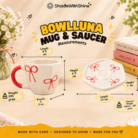 BowLuna Mug & Saucer