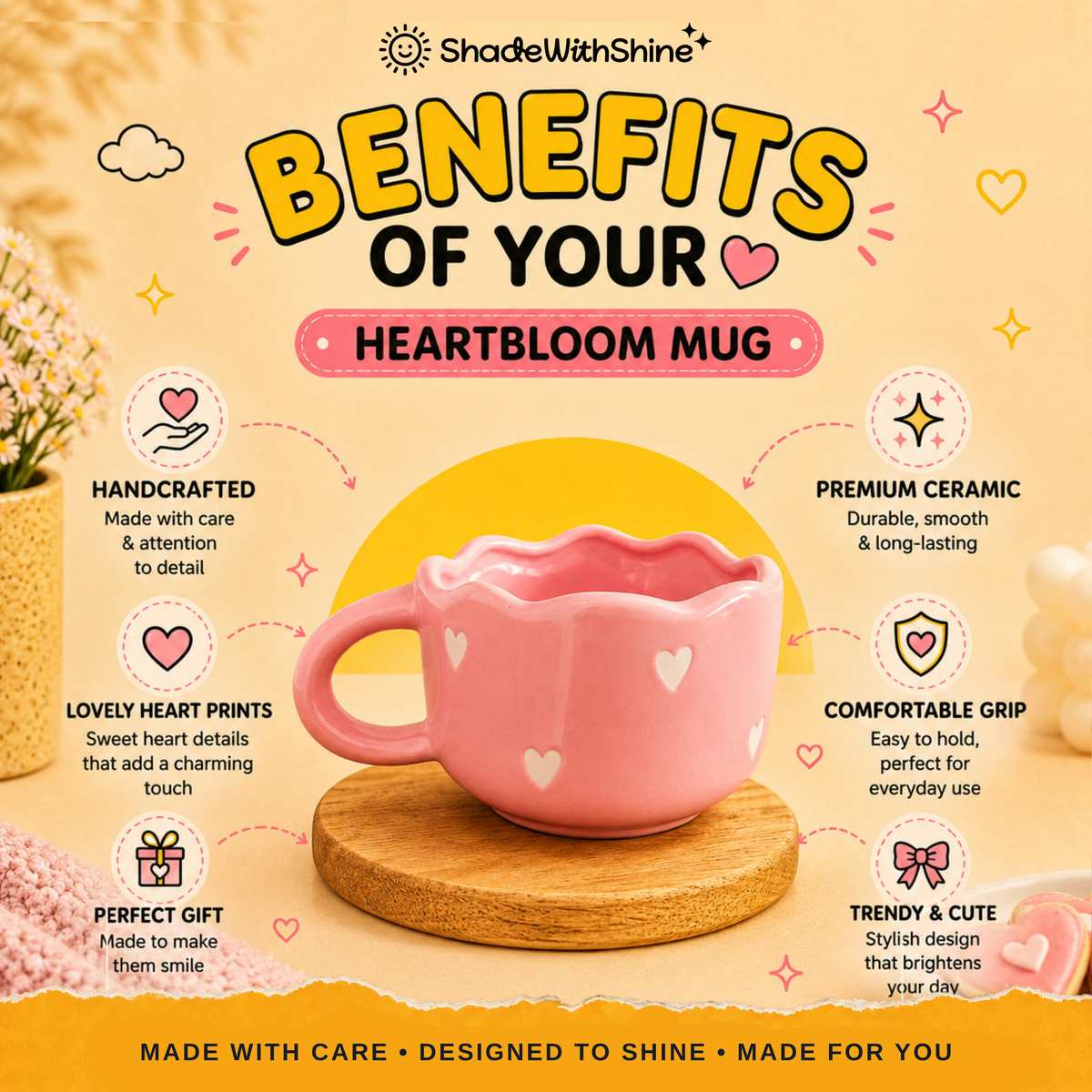 HeartBloom Mug