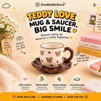 Teddy Love Mug & Saucer