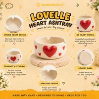 Lovelle Heart Ashtray