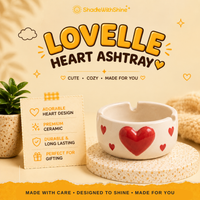 Lovelle Heart Ashtray