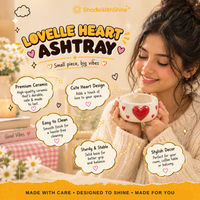 Lovelle Heart Ashtray
