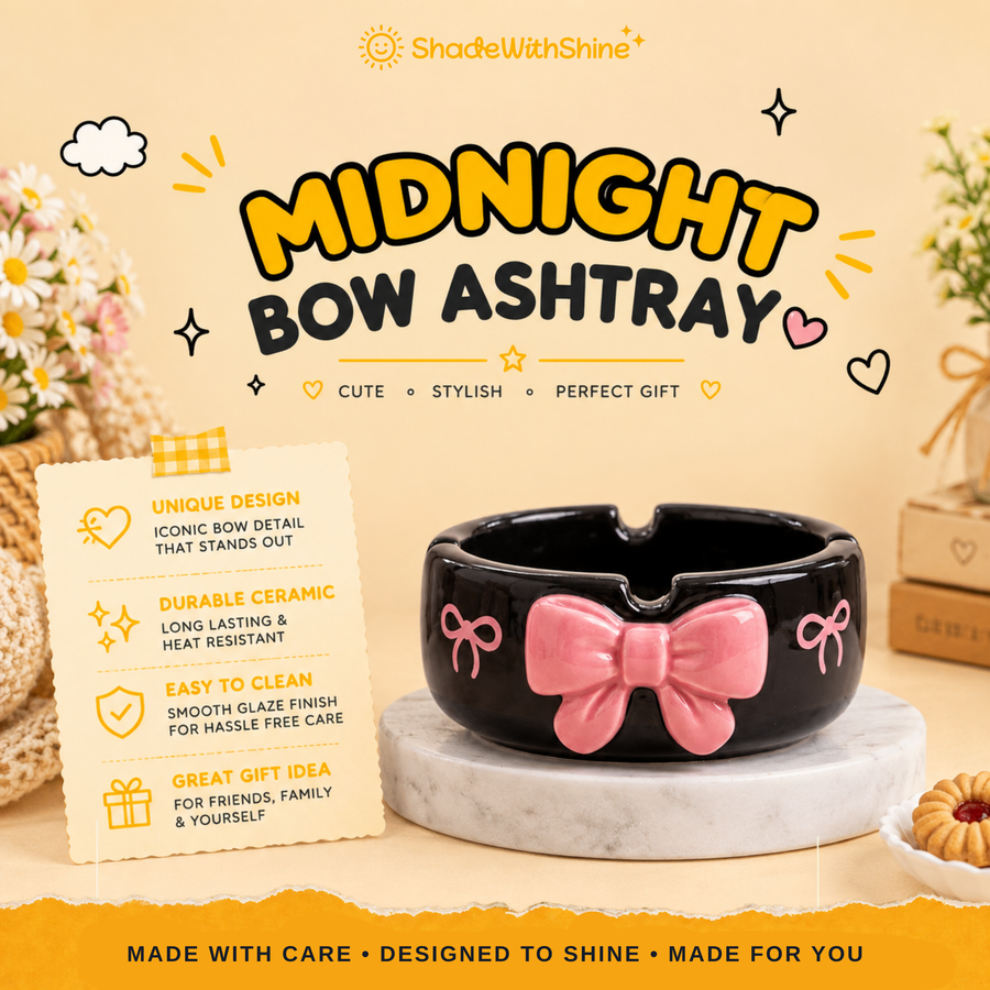 Midnight Bow Ashtray