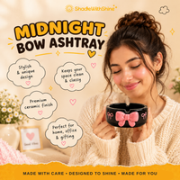 Midnight Bow Ashtray