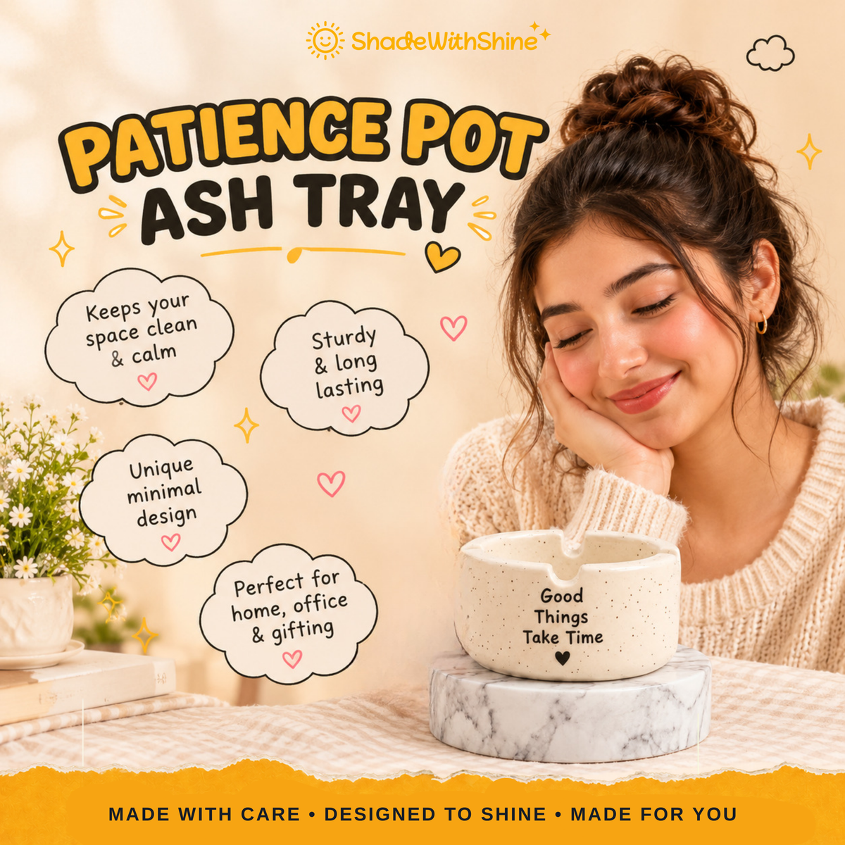 Patience Pot Ashtray