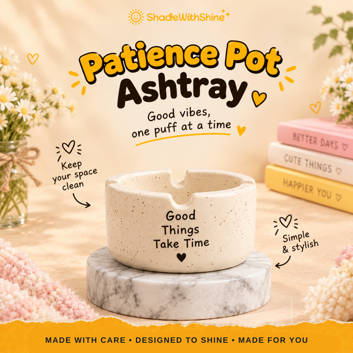 Patience Pot Ashtray