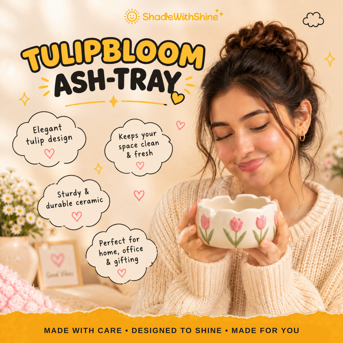 TulipBloom Ashtray