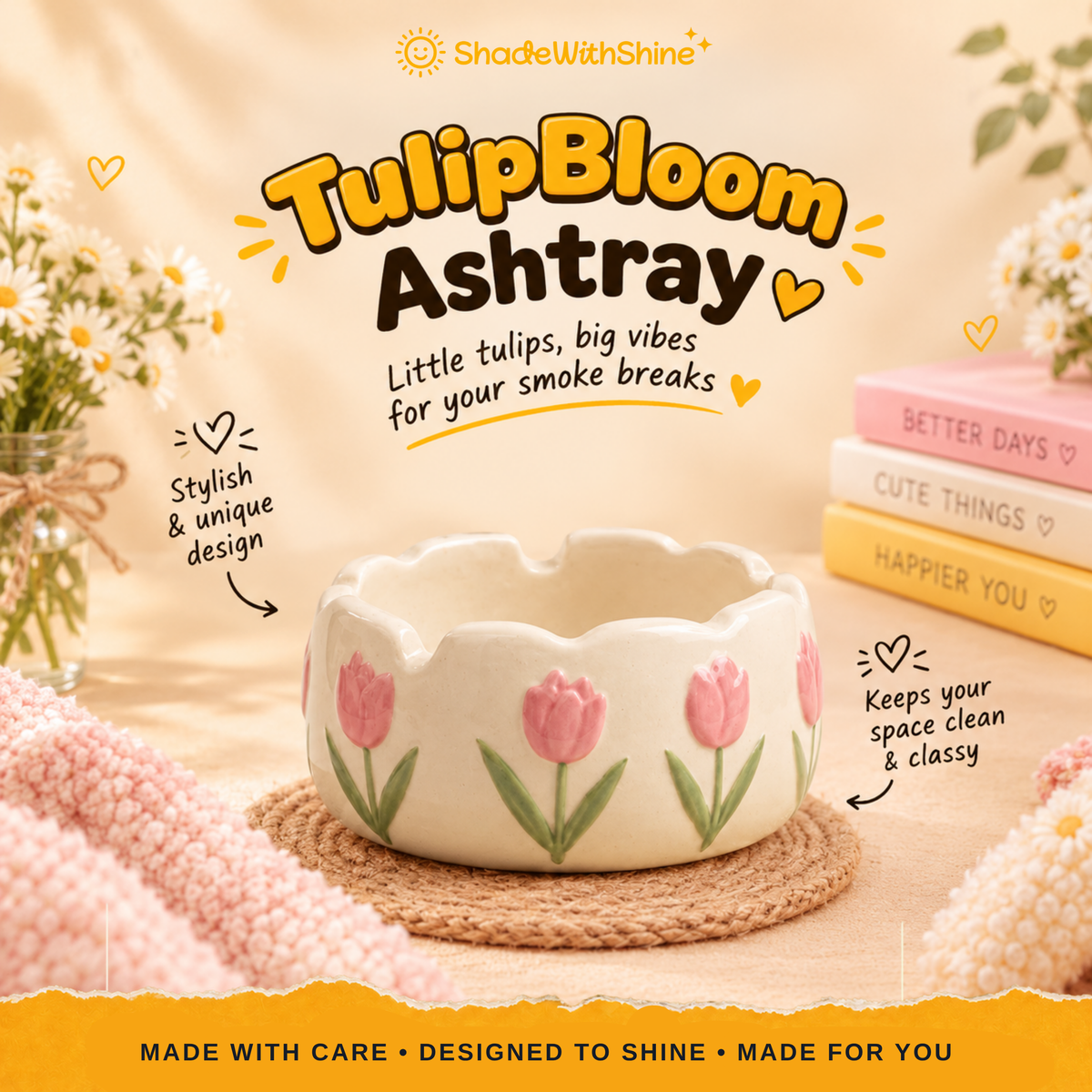 TulipBloom Ashtray
